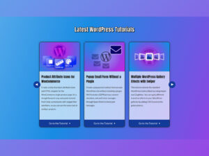 Example WordPress post slider